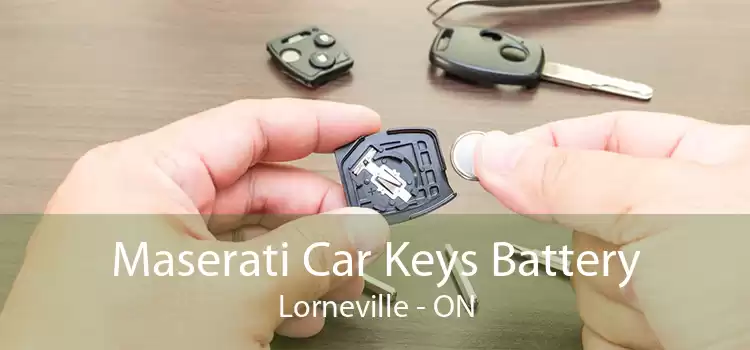 Maserati Car Keys Battery Lorneville - ON
