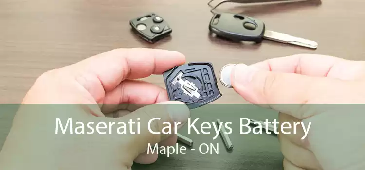 Maserati Car Keys Battery Maple - ON