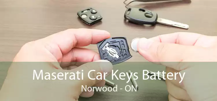 Maserati Car Keys Battery Norwood - ON