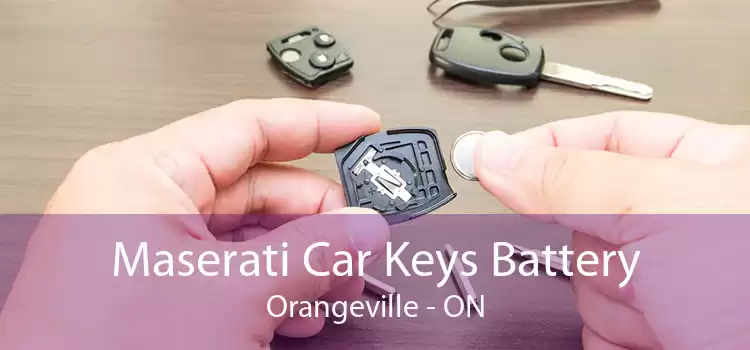 Maserati Car Keys Battery Orangeville - ON