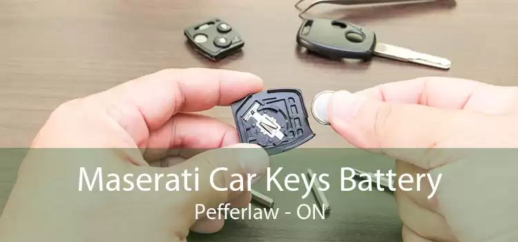 Maserati Car Keys Battery Pefferlaw - ON