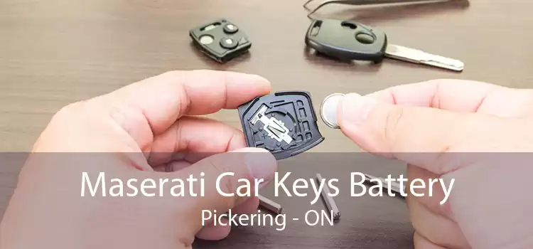 Maserati Car Keys Battery Pickering - ON