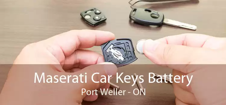 Maserati Car Keys Battery Port Weller - ON