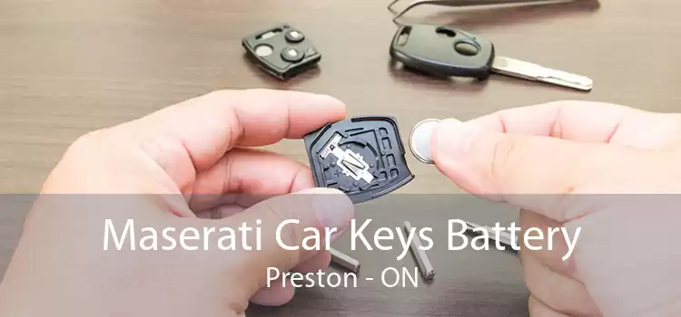 Maserati Car Keys Battery Preston - ON