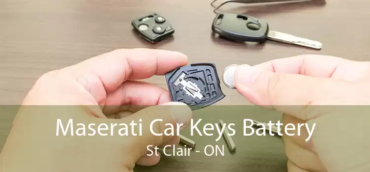 Maserati Car Keys Battery St Clair - ON
