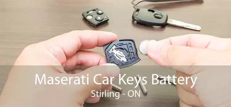Maserati Car Keys Battery Stirling - ON
