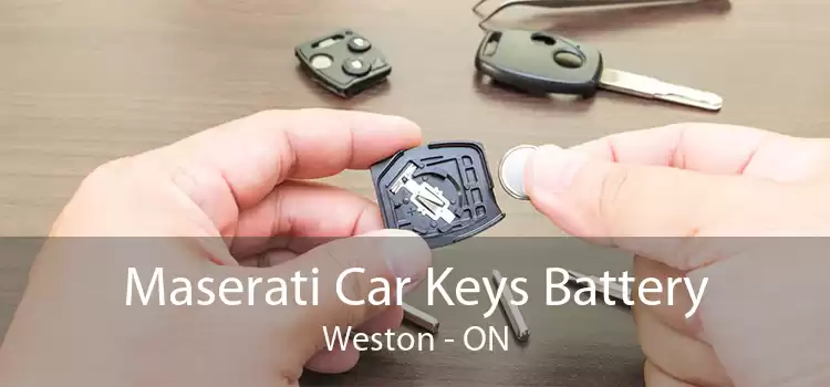 Maserati Car Keys Battery Weston - ON