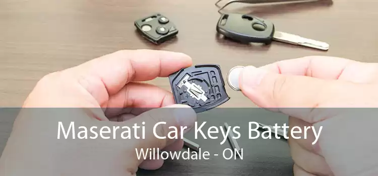Maserati Car Keys Battery Willowdale - ON
