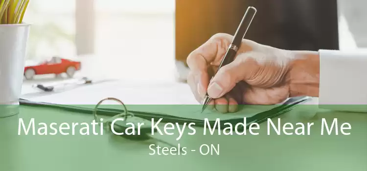 Maserati Car Keys Made Near Me Steels - ON