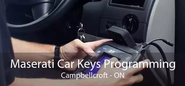 Maserati Car Keys Programming Campbellcroft - ON
