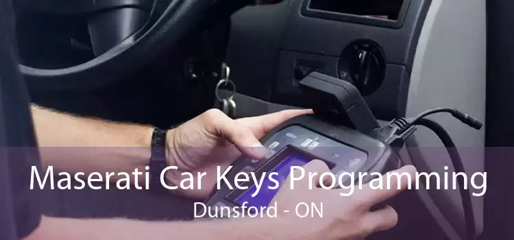 Maserati Car Keys Programming Dunsford - ON