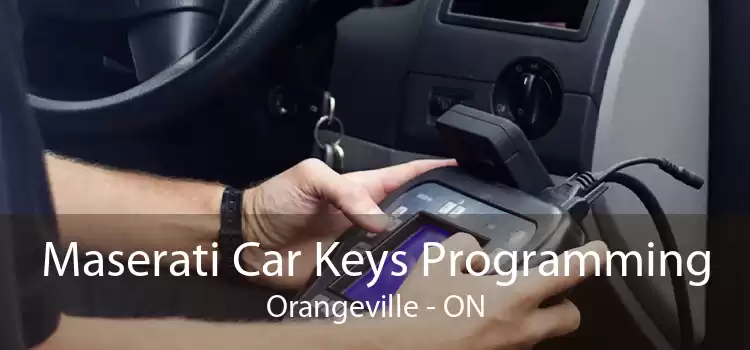 Maserati Car Keys Programming Orangeville - ON