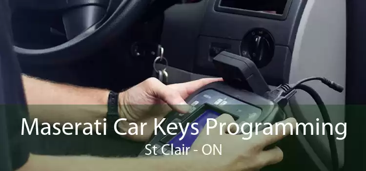 Maserati Car Keys Programming St Clair - ON
