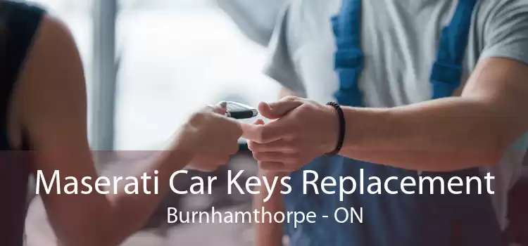 Maserati Car Keys Replacement Burnhamthorpe - ON
