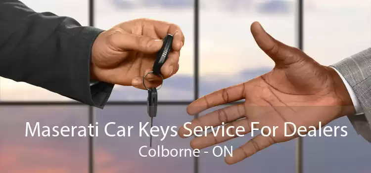 Maserati Car Keys Service For Dealers Colborne - ON