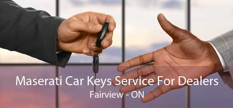 Maserati Car Keys Service For Dealers Fairview - ON