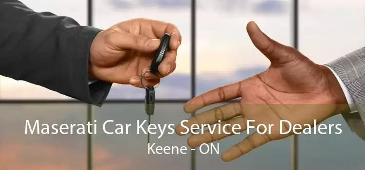 Maserati Car Keys Service For Dealers Keene - ON