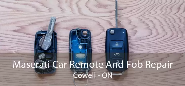 Maserati Car Remote And Fob Repair Cowell - ON