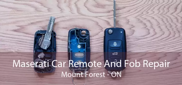 Maserati Car Remote And Fob Repair Mount Forest - ON