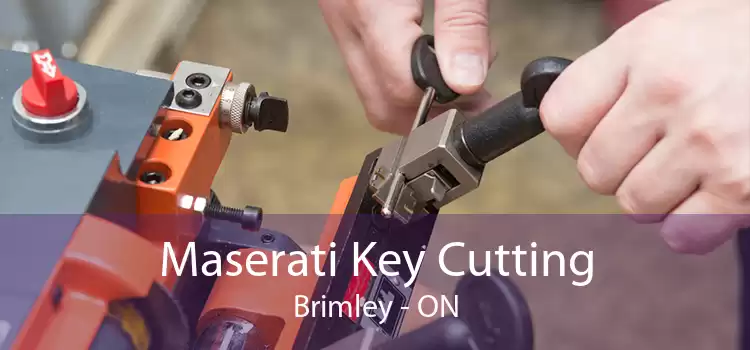 Maserati Key Cutting Brimley - ON