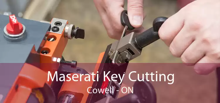 Maserati Key Cutting Cowell - ON