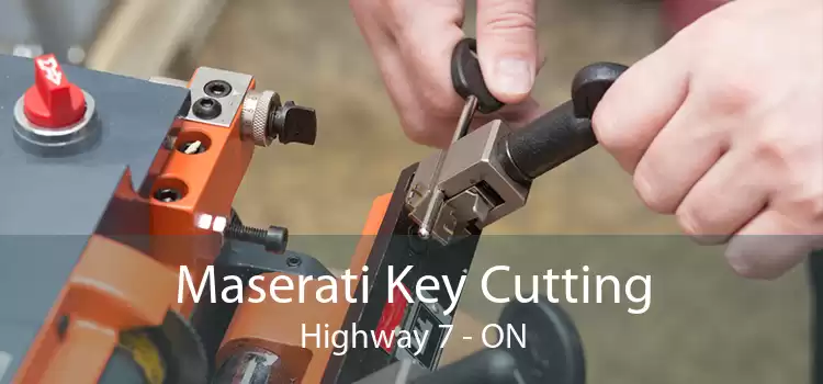 Maserati Key Cutting Highway 7 - ON