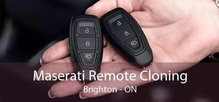 Maserati Remote Cloning Brighton - ON