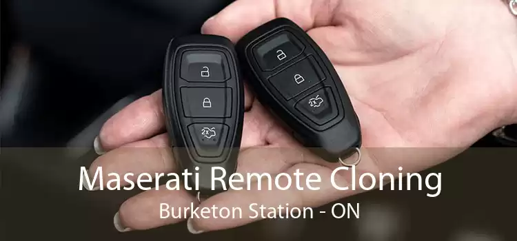 Maserati Remote Cloning Burketon Station - ON
