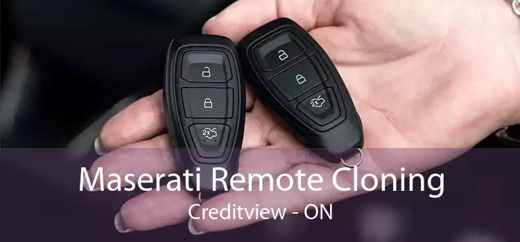 Maserati Remote Cloning Creditview - ON
