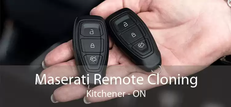 Maserati Remote Cloning Kitchener - ON