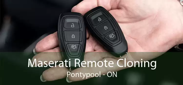 Maserati Remote Cloning Pontypool - ON