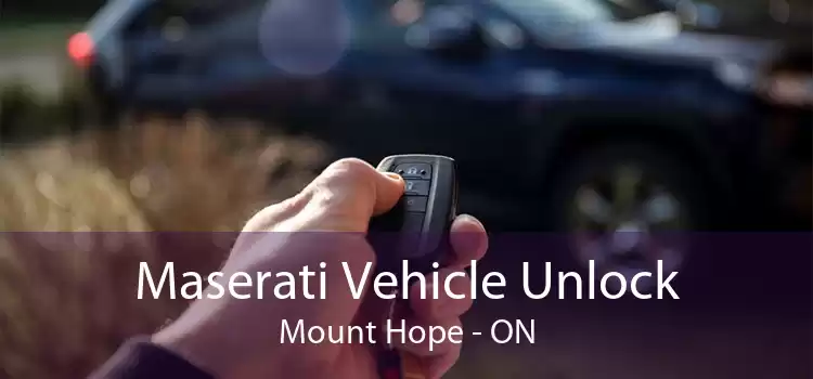 Maserati Vehicle Unlock Mount Hope - ON