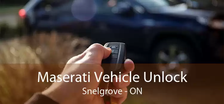 Maserati Vehicle Unlock Snelgrove - ON
