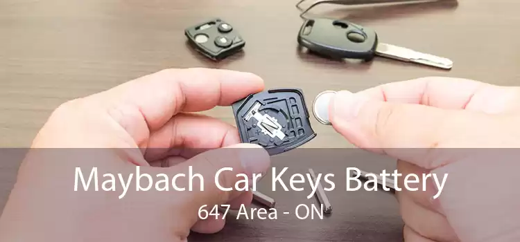 Maybach Car Keys Battery 647 Area - ON