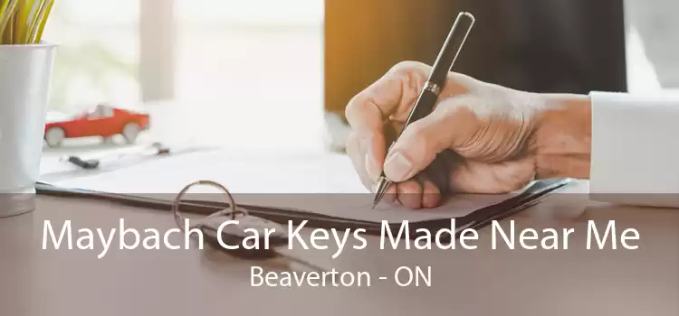 Maybach Car Keys Made Near Me Beaverton - ON
