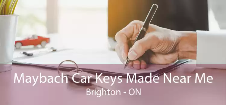 Maybach Car Keys Made Near Me Brighton - ON