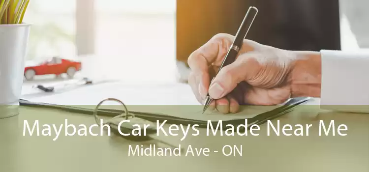 Maybach Car Keys Made Near Me Midland Ave - ON
