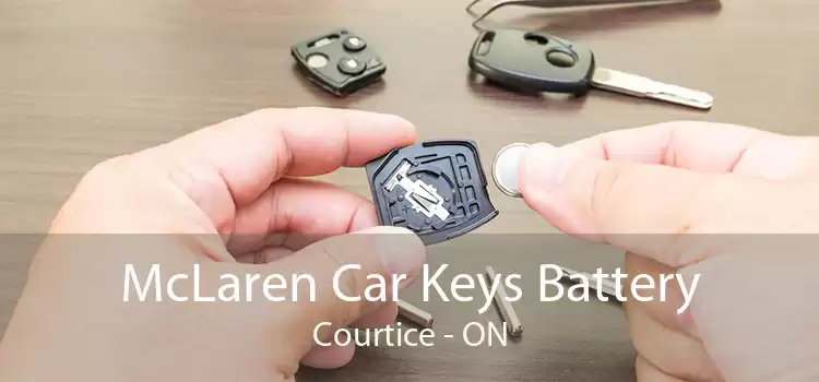 McLaren Car Keys Battery Courtice - ON