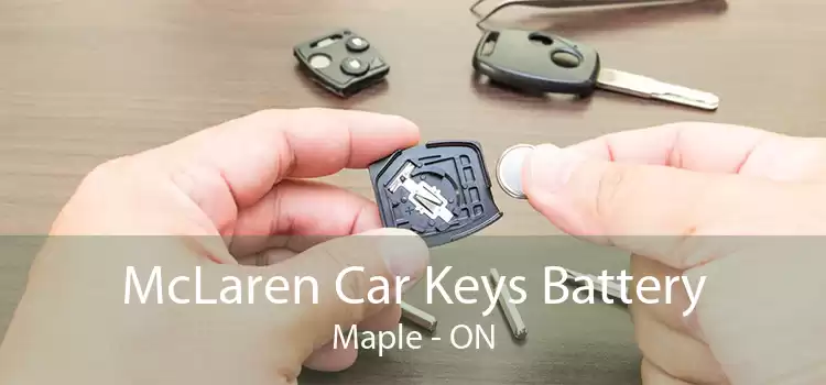 McLaren Car Keys Battery Maple - ON