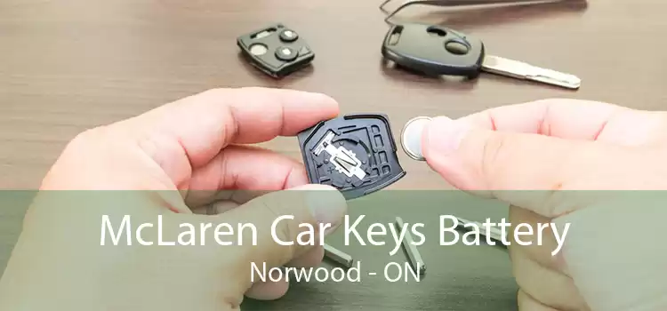 McLaren Car Keys Battery Norwood - ON