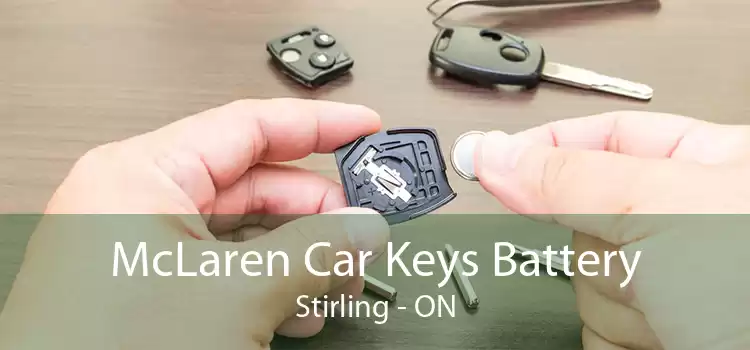 McLaren Car Keys Battery Stirling - ON