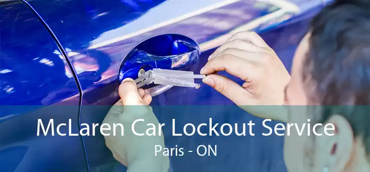 McLaren Car Lockout Service Paris - ON