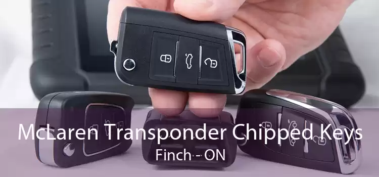 McLaren Transponder Chipped Keys Finch - ON