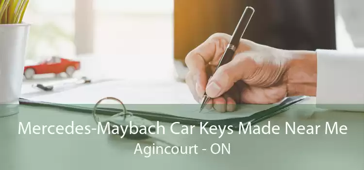 Mercedes-Maybach Car Keys Made Near Me Agincourt - ON