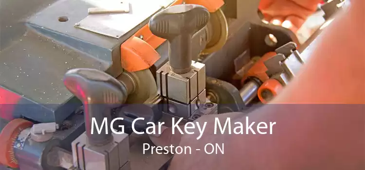 MG Car Key Maker Preston - ON