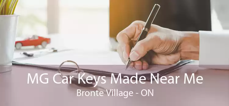 MG Car Keys Made Near Me Bronte Village - ON
