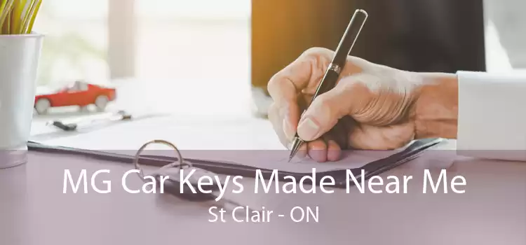 MG Car Keys Made Near Me St Clair - ON