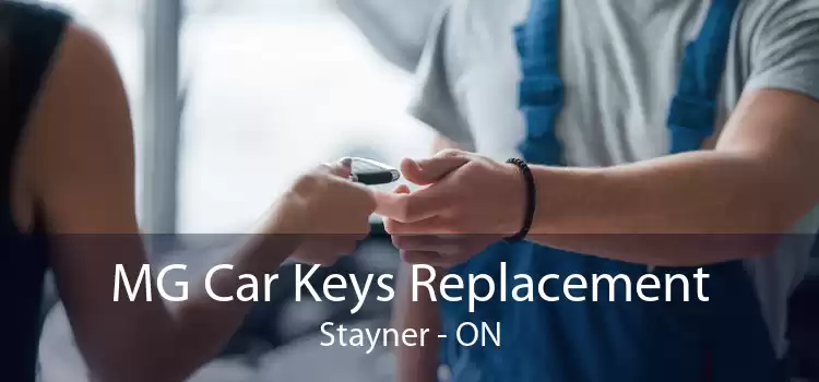 MG Car Keys Replacement Stayner - ON