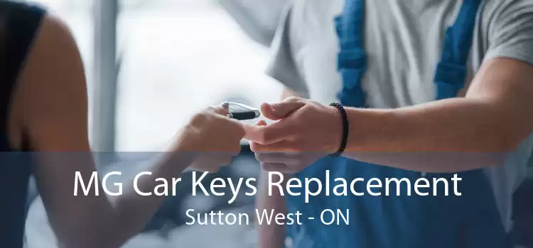 MG Car Keys Replacement Sutton West - ON