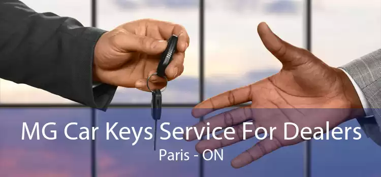 MG Car Keys Service For Dealers Paris - ON